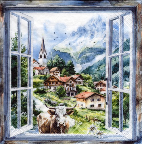 Servietten landschaft - servietten,