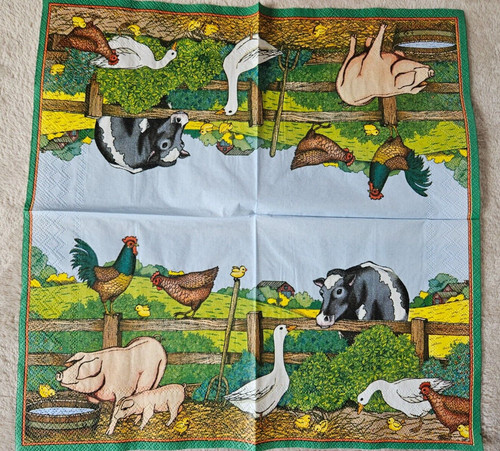 Servietten bauernhof tier - ~,