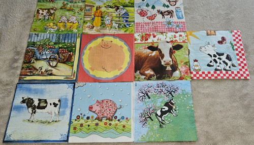 Servietten tiere bauernhof - 10,