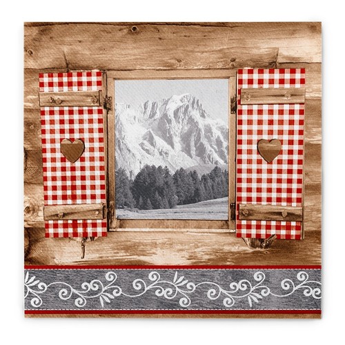 Airlaid serviette almblick - serviette,