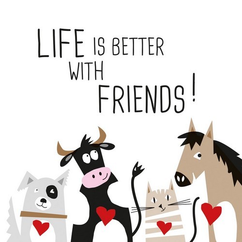 Servietten with friends - servietten,