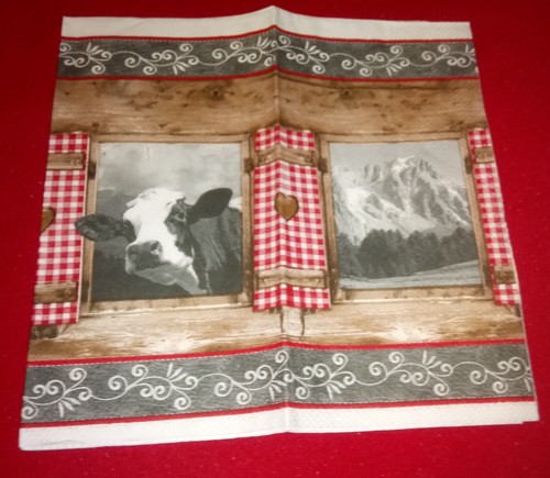 Tolle serviette kuh - serviette,